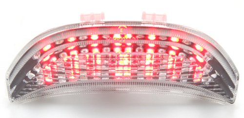 2003-2006 Honda CBR-600RR / 2004-2007 CBR-1000RR Integrated Sequential LED Tail Lights Clear Lens On Sale