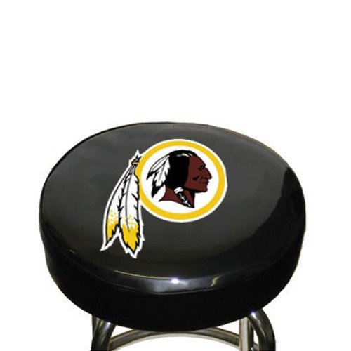 Washington Redskins Black Team Logo Bar Stool Cover