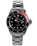 Jules Jurgensen Men's Action Black Dial Watch #7801NS
