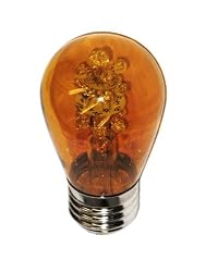 2 Watt 120 Volt S14 LED Light bulbs Outdoor AMBER