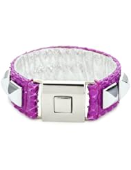 Ted Rossi Python Pyramid Lock Bracelet