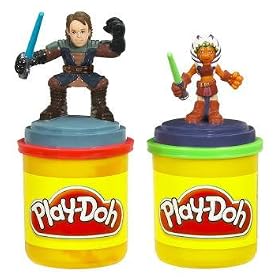 Play-Doh Star Wars The Clone Wars Stampers with Ahoska & Anakin
