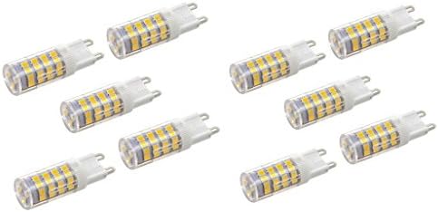 DQDF Pack of 10 [Energy Class A+++] G9 LED Blubs, Natural White, 5W, Replacement for 40W Halogen Lamp, 310-330LM, AC 100-120V