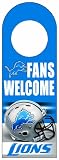 NFL Detroit Lions Wood Door Hanger