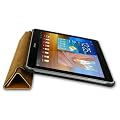 Manna Real Suede Leather Cowboy Galaxy Tab 10.1 10.1N Smart Cover / Case / Stand (cognac brown)