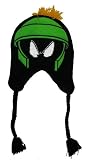 Marvin The Martian Face Looney Tunes Adult Pilot Laplander Hat