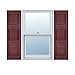 Ekena Millwork LP4C12X08000WN Custom Three Equal Panel, Raised PanelShutter (Per Pair)12"W x 80"HWineberry