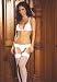 Four Piece Set. Lace Bra, Garter Belt, Thigh Hi'S And G-String.