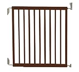 Kolcraft Simple Shut Wooden Safety Gate in Golden Birch