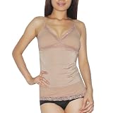 Womens Marilyn Monroe Gorgeous & Comfortable Pajama Camisole Tank Top Sleepwear / Loungewear - Fleshcolor