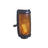 Dodge RAM 50 Mitsubishi Pickup Replacement Corner Light Assembly (Black) - Passenger... by AutoLightsBulbs