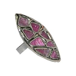 Pink Eye Metal Ring (I Goth You)
