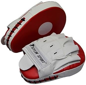 ZHYU Sanda Boxer Target Arc Training Target Muay Thai Kickboxing Feet Target , black+white