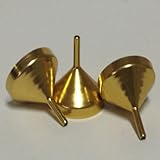 Set of 3 Small Metal Funnels for Refillable Refilling Empty Perfume Bottles and Atomizers