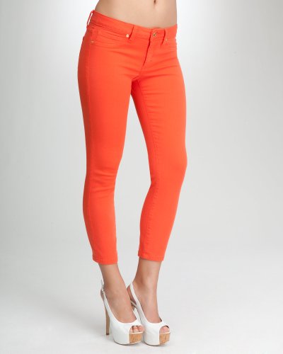 Bebe Icon Ankle Crop Jean Fiesta Size 25