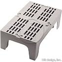 Cambro 30" S-Series Dunnage Racks, Slotted Top, 1/PK, Speckled Gray, DRS300-480