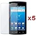 5x Samsung Captivate SGH-i897 Premium Clear LCD Screen Protector Cover Guard Film, no cutting is required! Exact fit and satisfaction guaranteed!