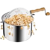 Great Northern Popcorn Original Spinner Stovetop 6-1/2-Quart Popcorn Popper