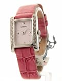 Womens Lorus Seiko Leather Crystal Fashion Slim Watch RPG43BX9