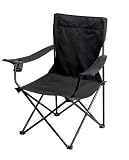 On The Edge Marketing OTE-810010 Solid Color Black Folding Chair by On The Edge Marketing