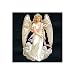 Angel holding a lily die-cut embossed card