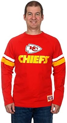 Kansas City Chiefs Men's Long Sleeve Cotton T-Shirt