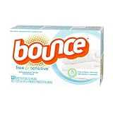 Bounce Dryer Sheets-Free & Sensitive-120 count (Pack of 4)