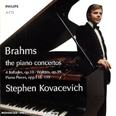 经典曲目优秀版本选介(81):勃拉姆斯钢琴协奏曲 Stephen Kovacevich Plays Brahms (Box)