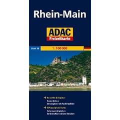 ADAC FreizeitKarte, Bl.19, Rhein-Main: Reisef�hrer & Register: Freizeitf�hrer, Ortsregister mit Postleitzahlen. GPS-geeignete Karte: Sehensw�rdigkeiten, landschaftlich sch�ne Strecken