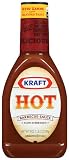 Kraft Hot Barbecue Sauce, 18 Ounce Jars (Pack of 12)