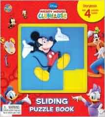 Disney Mickey Mouse Clubhouse Sliding Puzzle Book: Phidal/ Disney