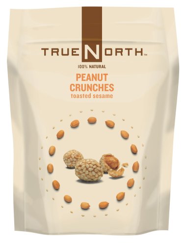True North Toasted Sesame Peanut Crunches, 7-Ounce Bags (Pack of 10) by True North