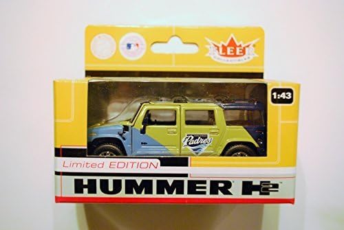 2004 FLEER Collectibles 1:43 Scale Limited Edition MLB Die-Cast H2 HUMMER - SAN DIEGO PADRES by FLEER COLLECTIBLES