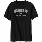 T-Shirt Black  Air Force Golf  Sports