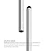elago® Stylus [Hexa][Silver] - [Premium Aluminum ][Classic Pencil Shape][ Replaceable Extra Tip Included] - for iPad, iPad Pro, iPad Mini and iPhone