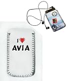 iPod Case with I Love Avia - Custom iPod Pouch