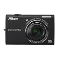 Nikon COOLPIX S6200 16MP Digital Camera, 10x Optical Zoom, 2.7" LCD