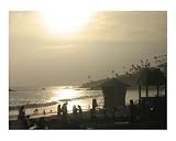 Sunset on Laguna Beach Scenic Photographic Poster Print by Diane Bronstein, 20x16