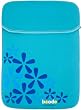 14 inch Blue / Dark Blue Retro Flower Neoprene Notebook Laptop Sleeve Bag Carry Case for Acer, Asus, Dell, HP, Lenovo, Sony, Toshiba