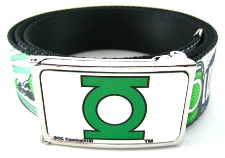  Comic Strip Green Lantern Printed Web Belt w/Buckle