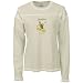 Reebok Pittsburgh Steelers Cream Ladies Classic Logo Waffle Long Sleeve Top