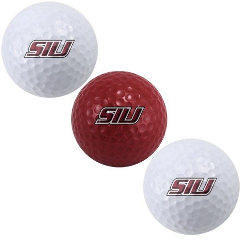 Southern Illinois Salukis Three Pack Of Golf Balls