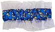 Kansas Garter - Kansas University Blue Garter with Jayhawk Logo