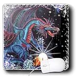 Cindy Thorrington Haggerty Mythical Magical - DRAGON Majick of the Opal 2 - Mouse Pads