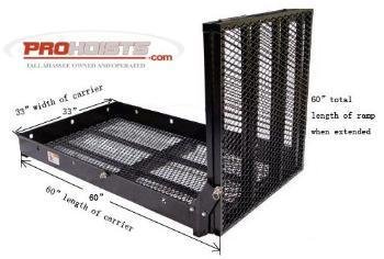 New XL Wheelchair Hitch Rack w/ Ramp