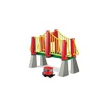 GeoTrax Rail & Road System - Sky High Suspension Bridge