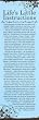 (12x36) Life's Little Instructions List Art Poster Print