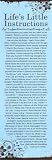 (12x36) Life's Little Instructions List Art Poster Print