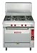 Vulcan-Hart GH72 Heavy-Duty Gas Ranges - 2 Hot Top Sections With 4 Burners, Standard Oven