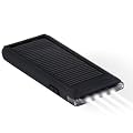 August SPC1500 Chargeur Solaire Universel et Batterie avec Connecteurs pour T�l�phones Portables et autres baladeurs num�riques + c�ble USB: Capacit� 1500mAh ; Sortie 400 - 800mA